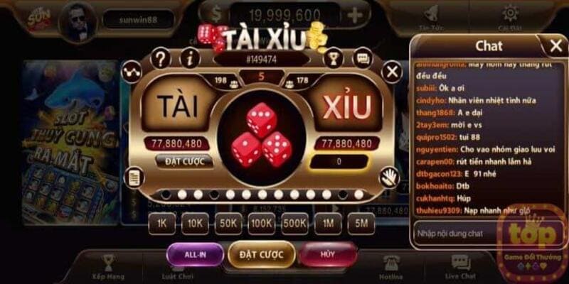 tài xỉu bịp mới nhất hiện nay 
